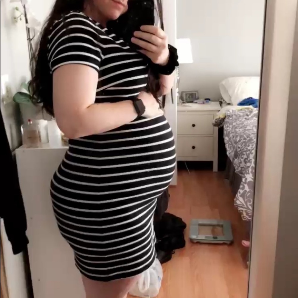 OLD NAVY STRIPE DRESS SIZE L